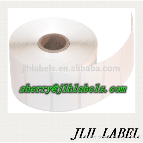 Direct Thermal Labels, 2-Inch x 1 Inch, White, Roll, Permanent Adhesive, Perforations Between Labels, 1300 per Roll,